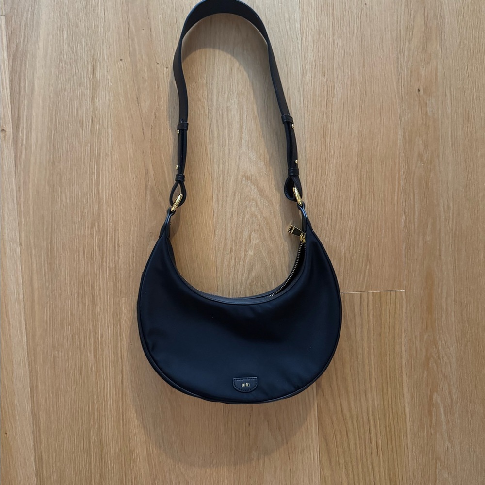 JW PEI Carly Nylon Saddle Bag - Black